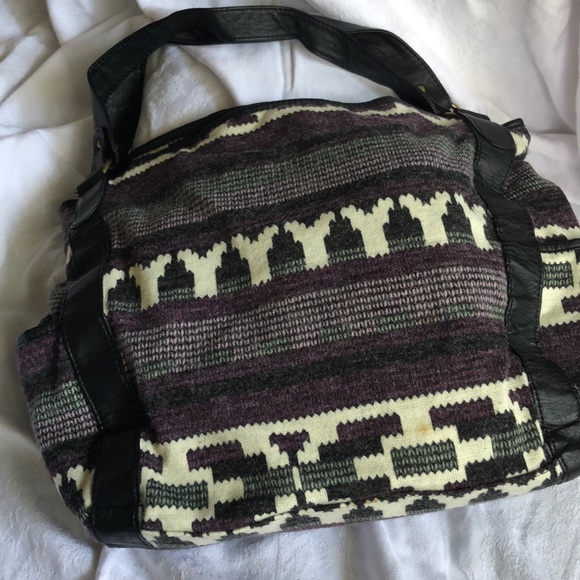 Aztec Pattern Oversized Handbag - Picture 6 of 8